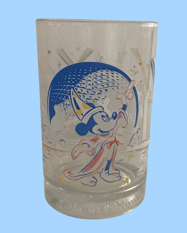 Disney 25 Year Anniversary McDonalds Limited Edition Glass