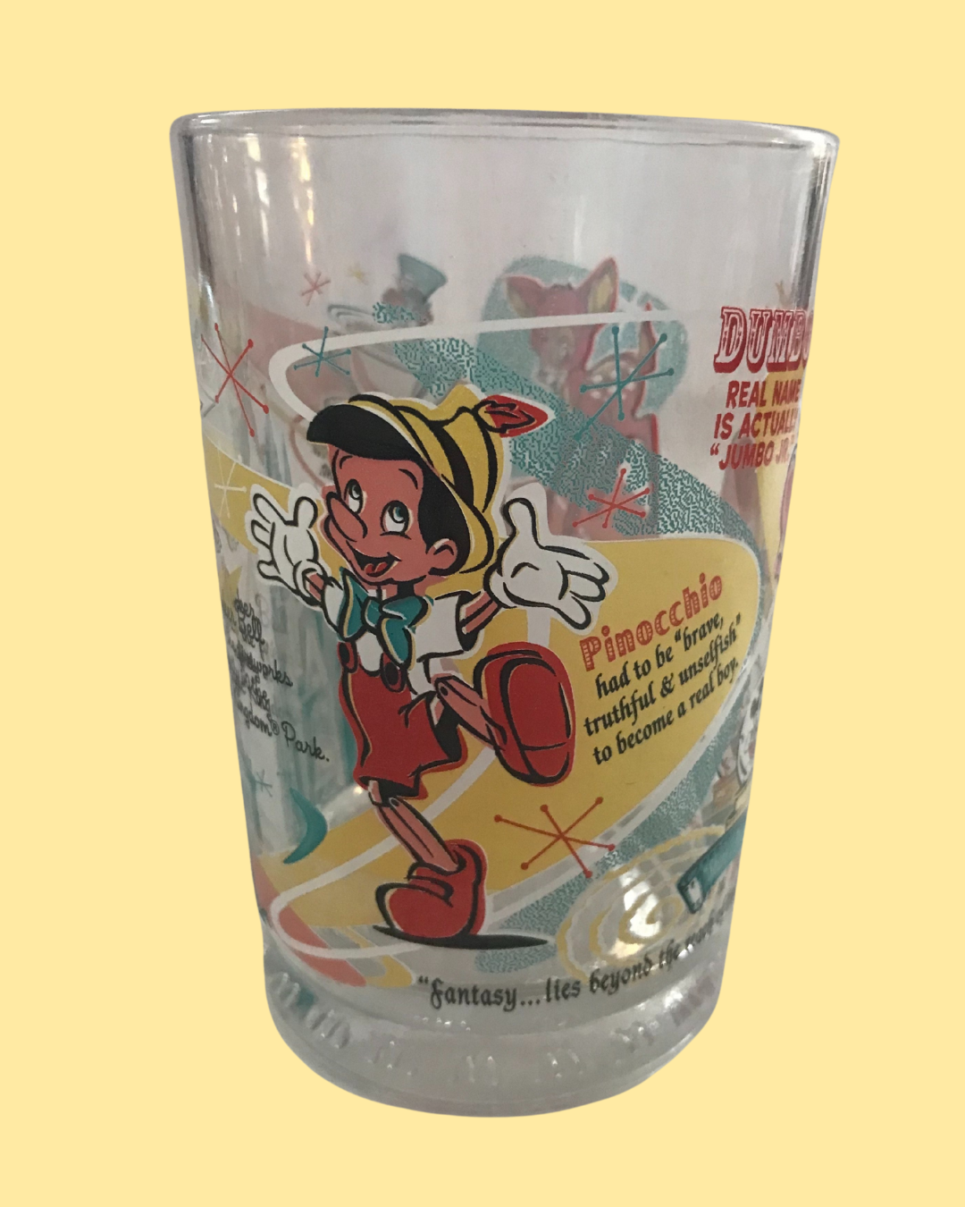 100 Year Anniversary Disney Collectible Glass