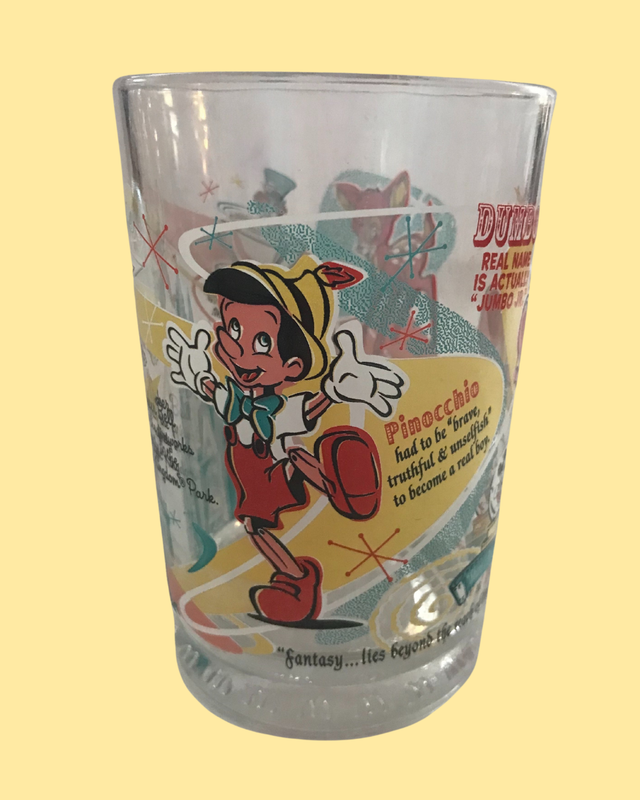 100 Year Anniversary Disney Collectible Glass