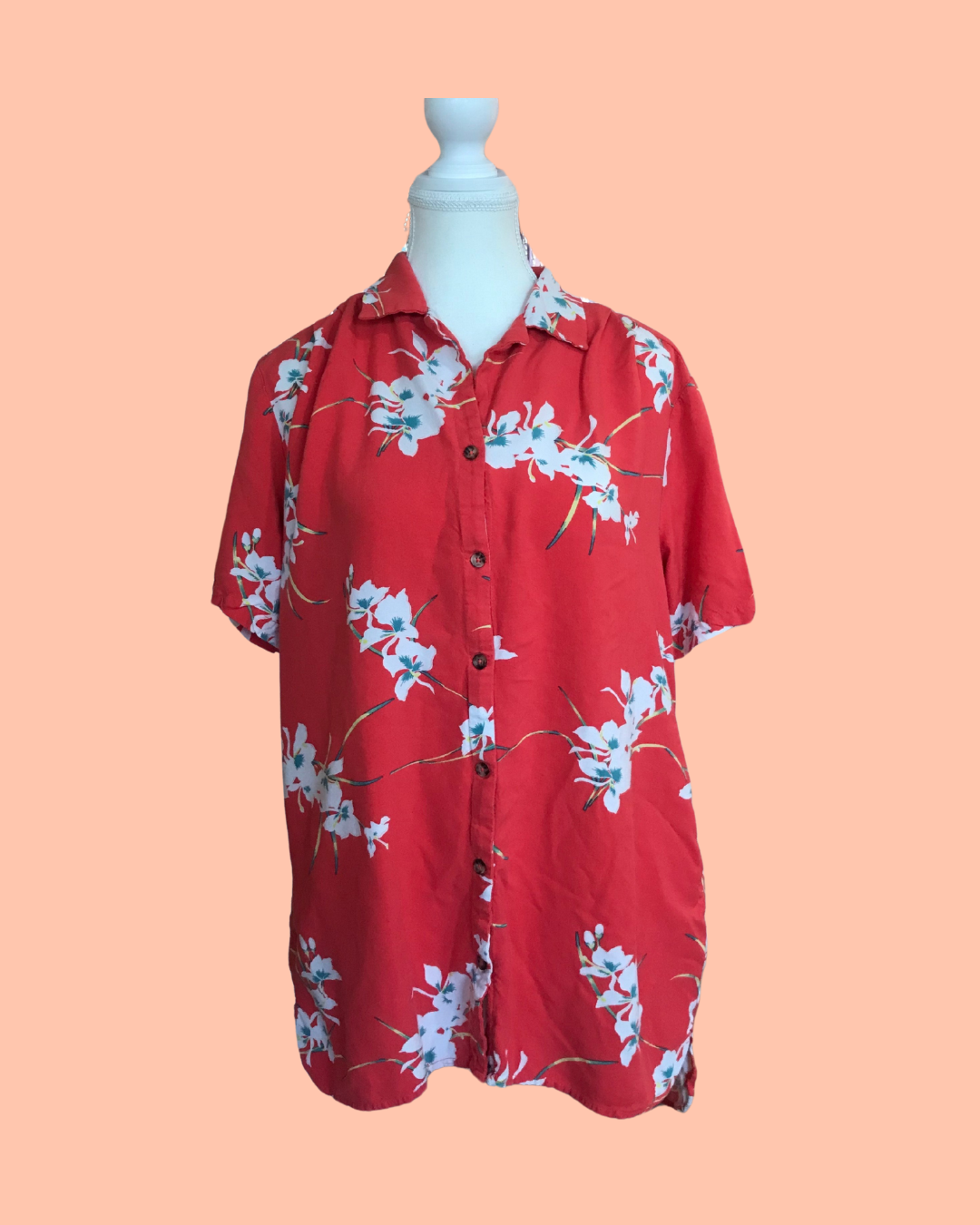 Volcom Hawaiian Shirt - Size S