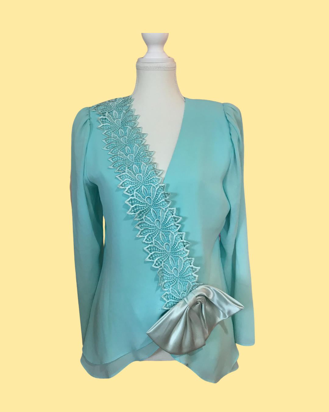 Vintage After Dark Evening Blazer with Bow - Size 12