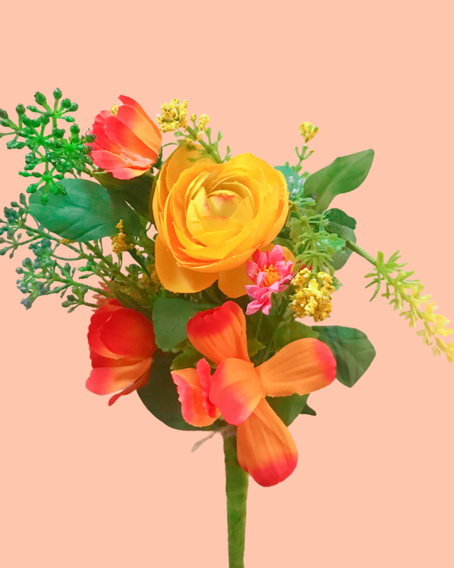 Small Bouquet of Vintage Artificial Flowers