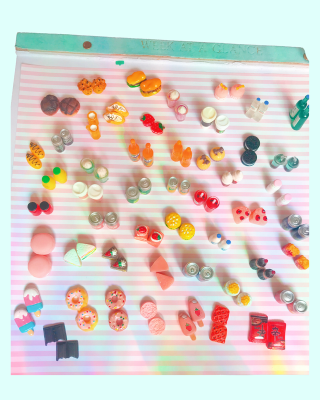 Tiny Food &amp; Beverage Figures - Individually Priced - Items Vary