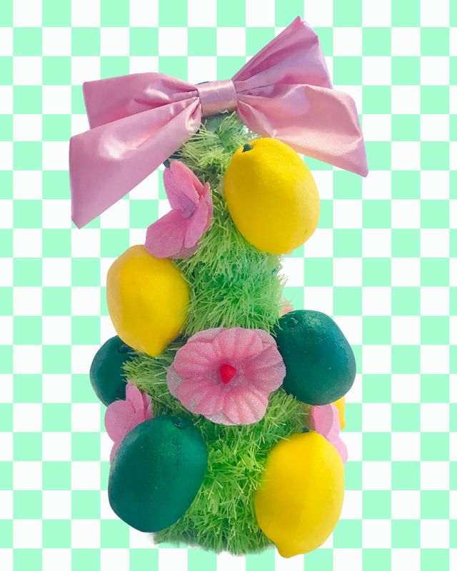 Fruity Floral Christmas Tree - Lemons, Limes &amp; Flowers