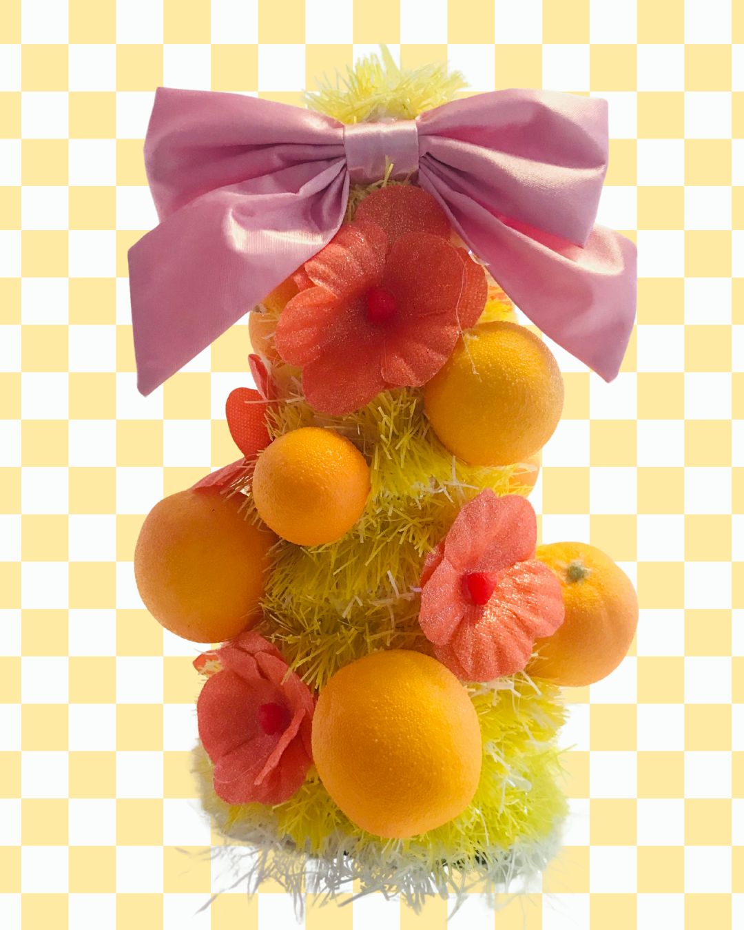 Fruity Floral Christmas Tree - Oranges &amp; Flowers