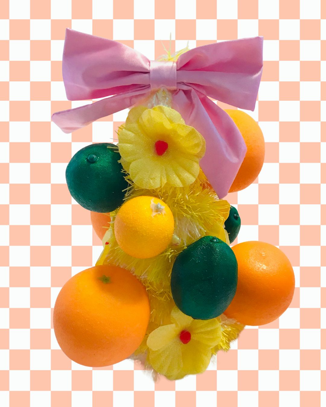 Fruity Floral Christmas Tree = Orange, Lemon &amp; Lime - Yellow