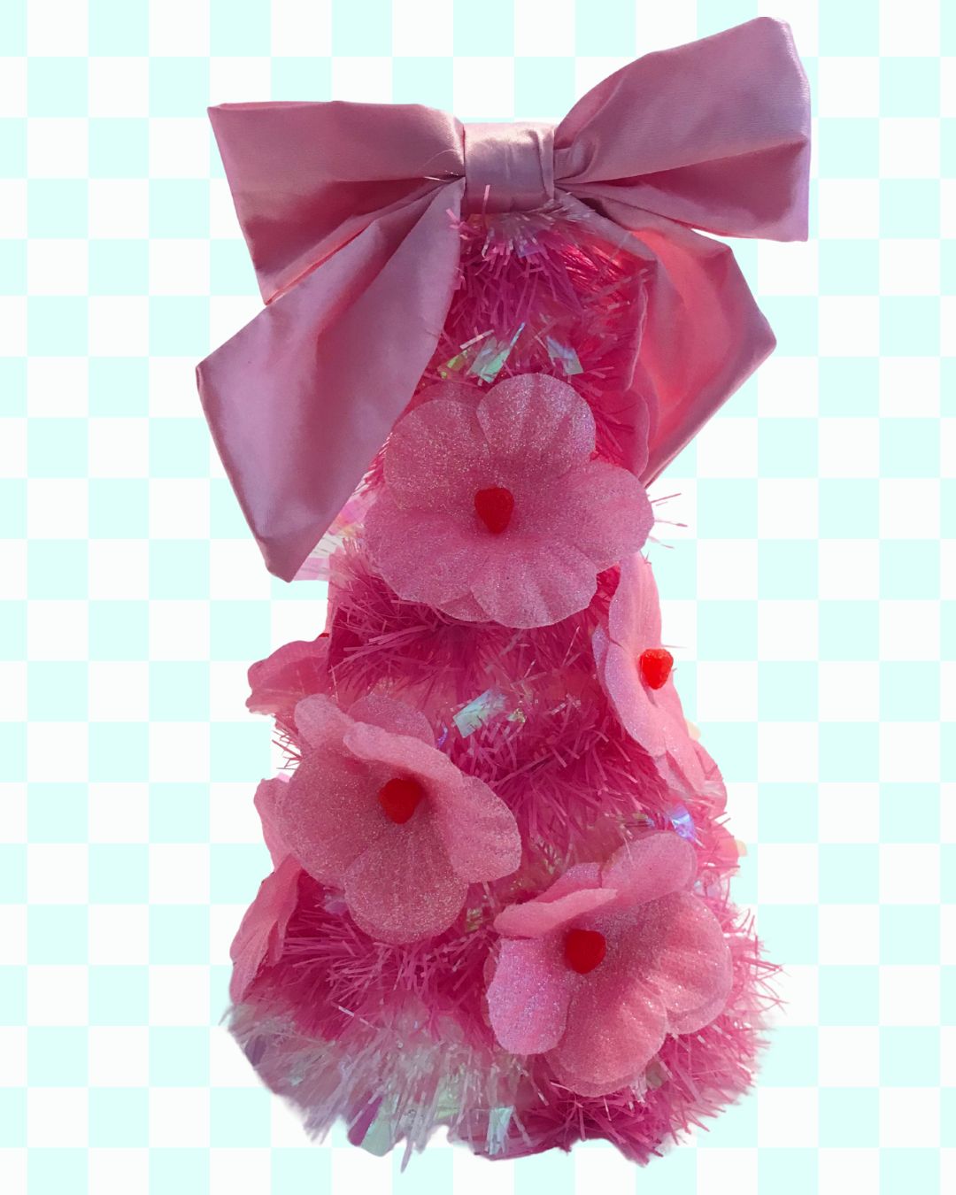 Floral Christmas Tree - Pink