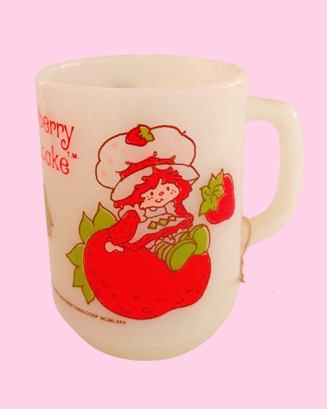 Vintage Anchor Hocking Strawberry Shortcake Mug (1980&#39;s)