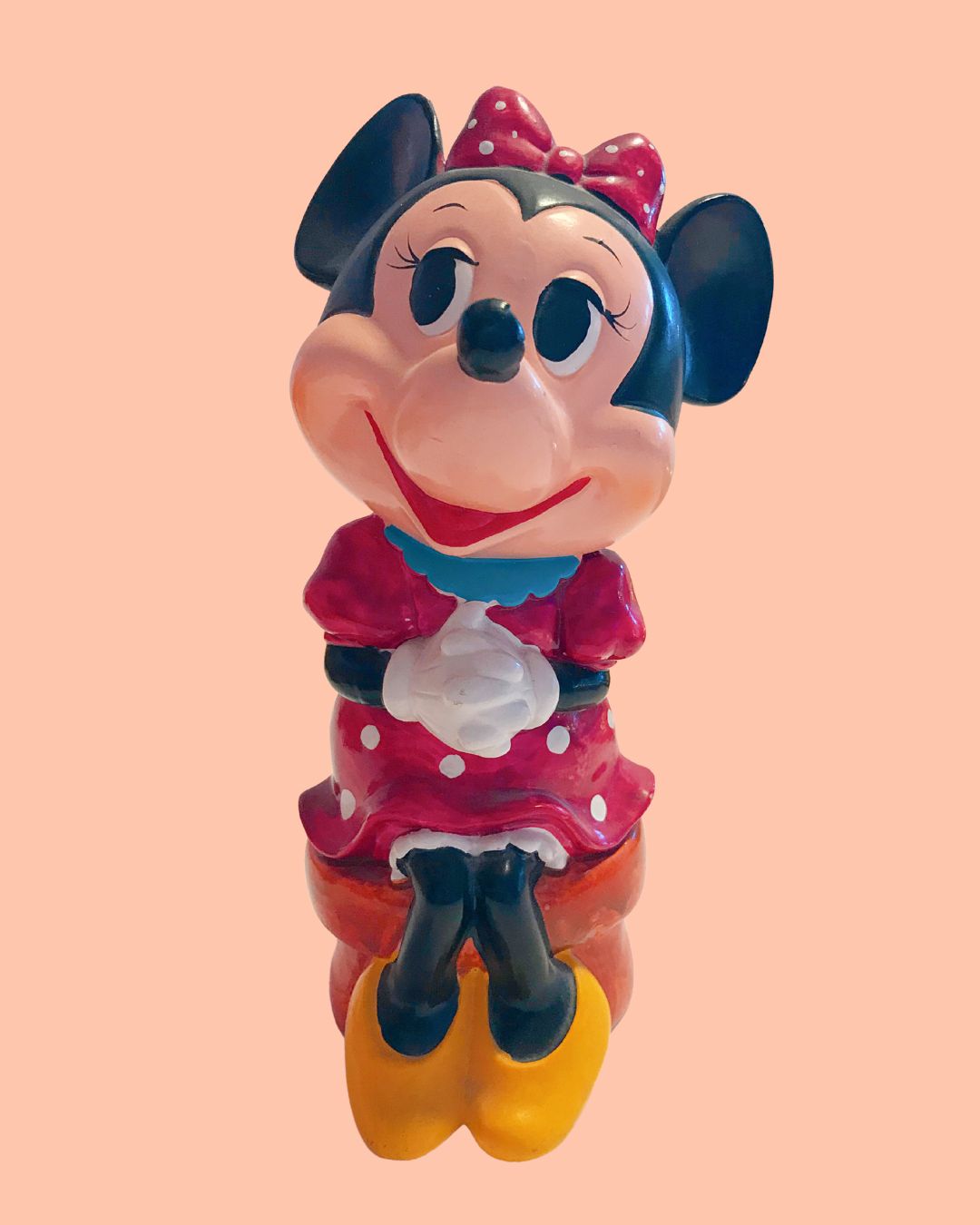 Vintage Minnie Mouse Coin Bank - 7 1/2 in tall