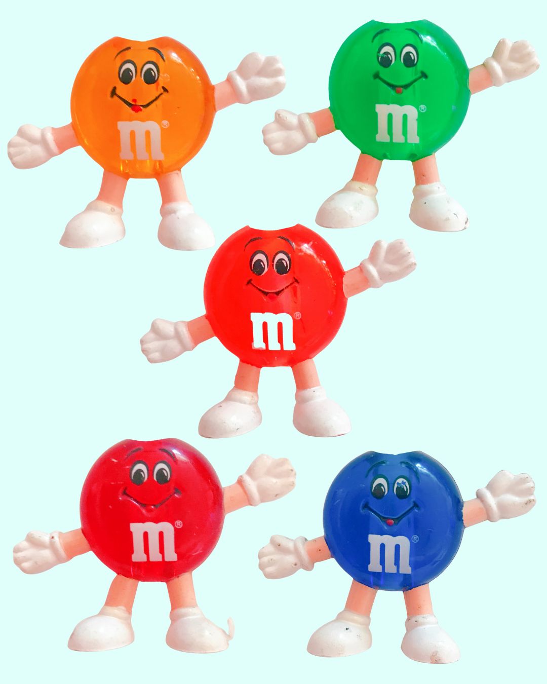 Vintage/ Retro M&amp;M&#39;s Light Attachments - Set of 25 (1990&#39;s)