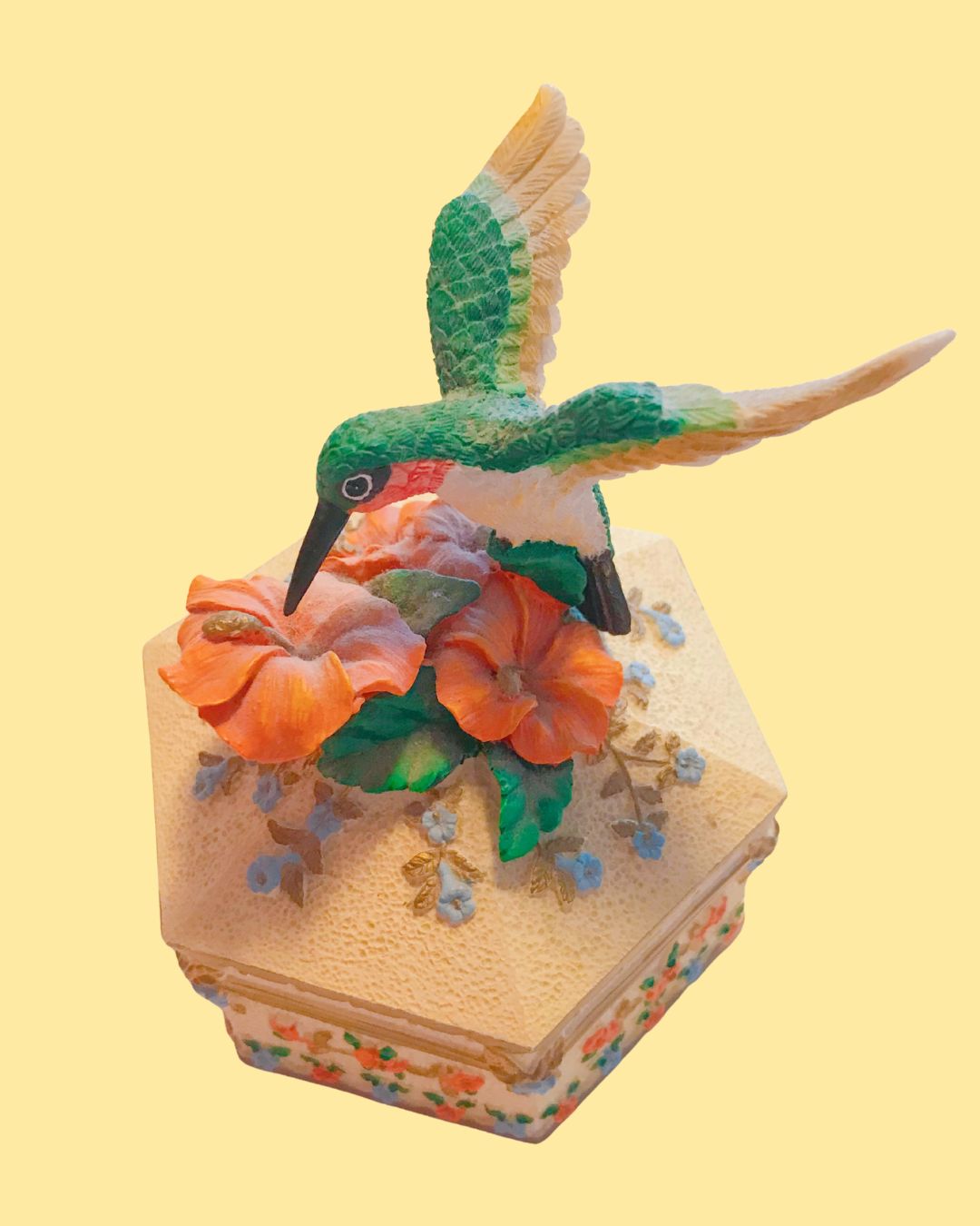 Vintage Holsted House Hummingbird Music Box (1991)