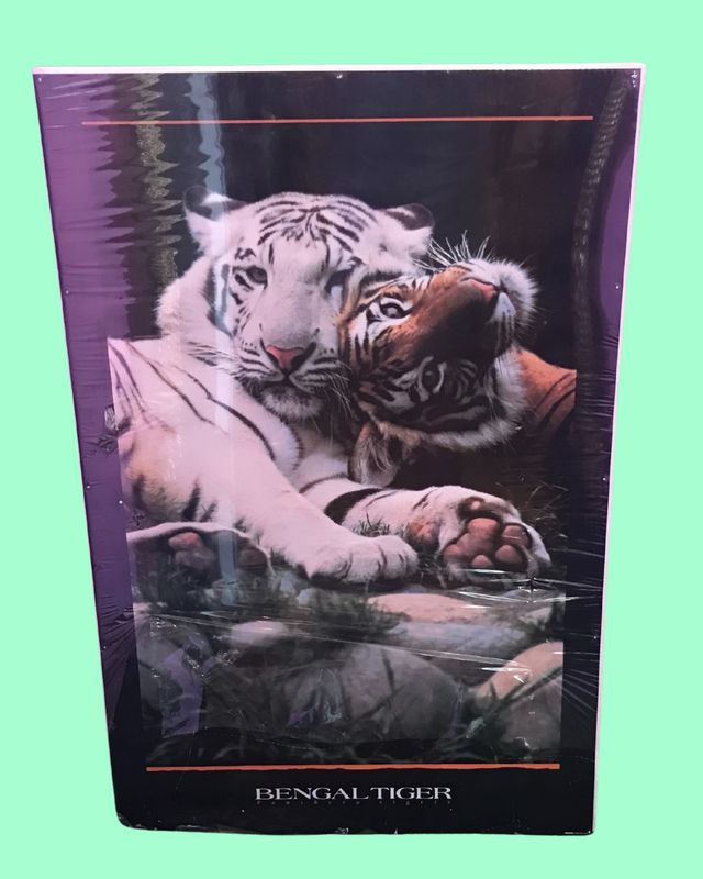 Vintage Bengal Tiger Poster - 24 in x 36 in (1970&#39;s - 1980&#39;s)