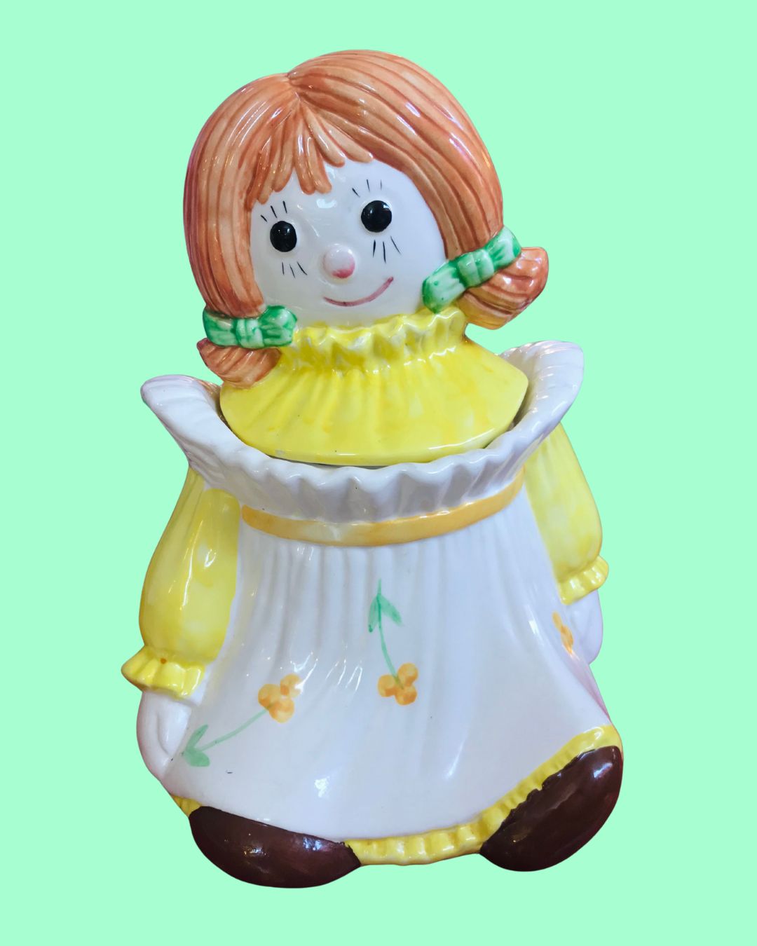 Vintage Rag Doll Cookie Jar - Stamped (1970&#39;s)