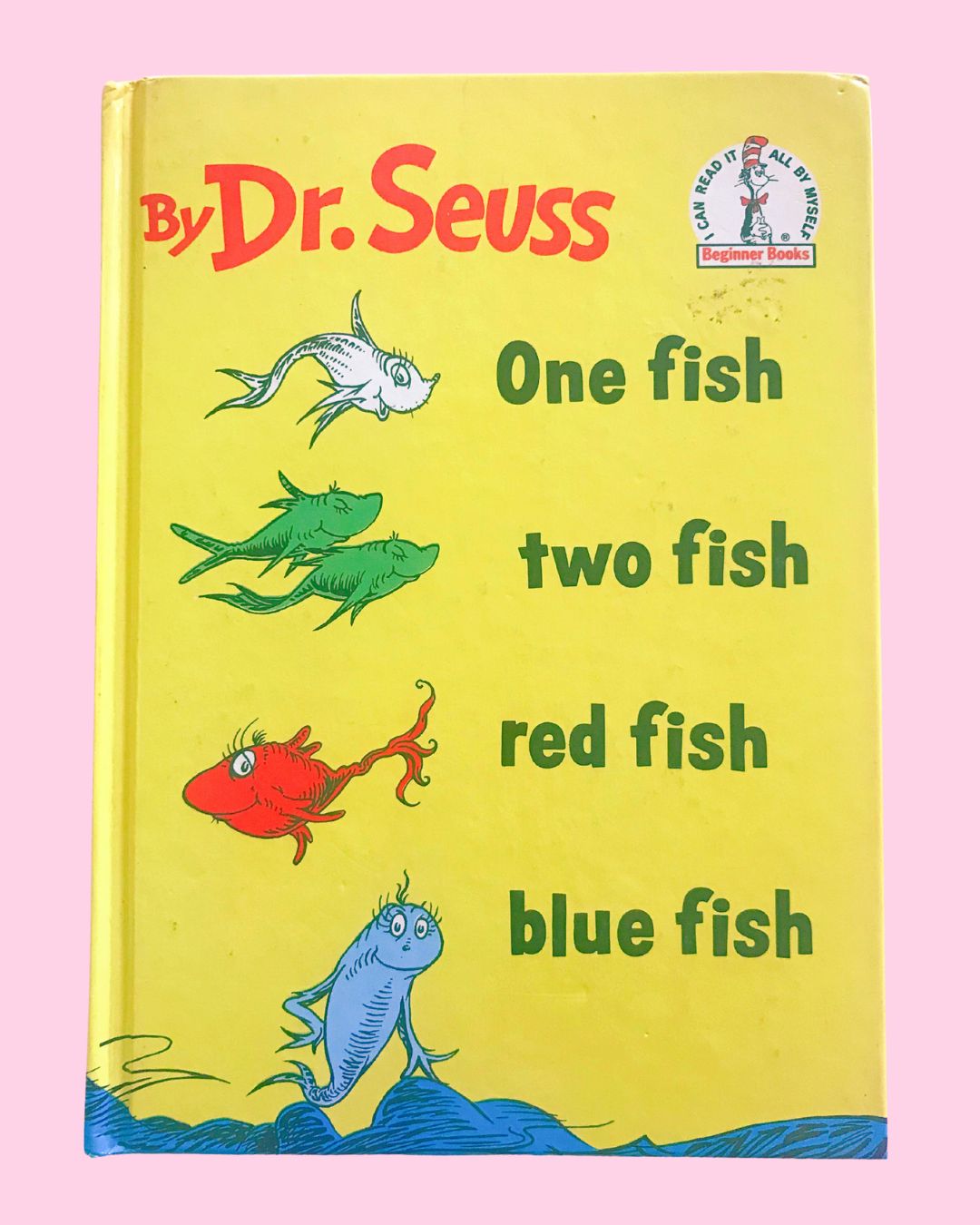 Vintage One Fish Two Fish Red Fish Blue Fish By Dr. Suess (1960)