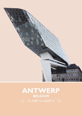 Zaha Hadid | Antwerp Port House | Peach Puff