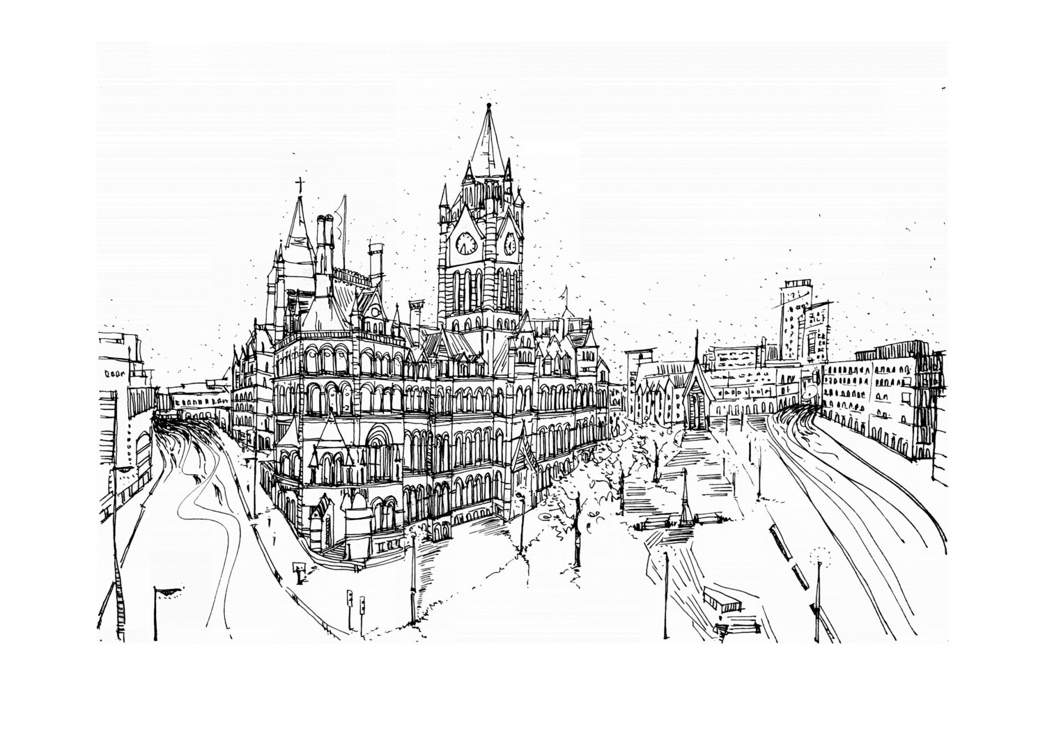 England | Manchester Town Hall | Limited Edition England | Manchester Town Hall | Limited Edition