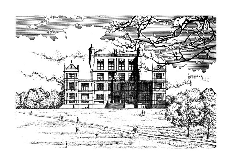 England | Nottingham Wollaton Hall Deer Park | Original