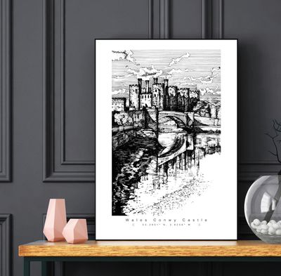 Wales | Conwy Castle | Open Edition Wales | Conwy Castle | Open Edition