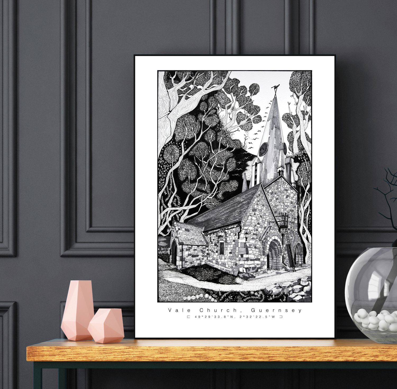 Guernsey | Vale Church Nighttime | Open Edition