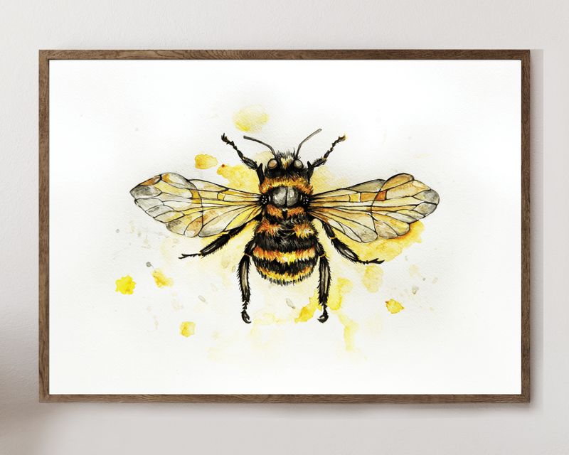 Bee | Watercolour | Open Edition