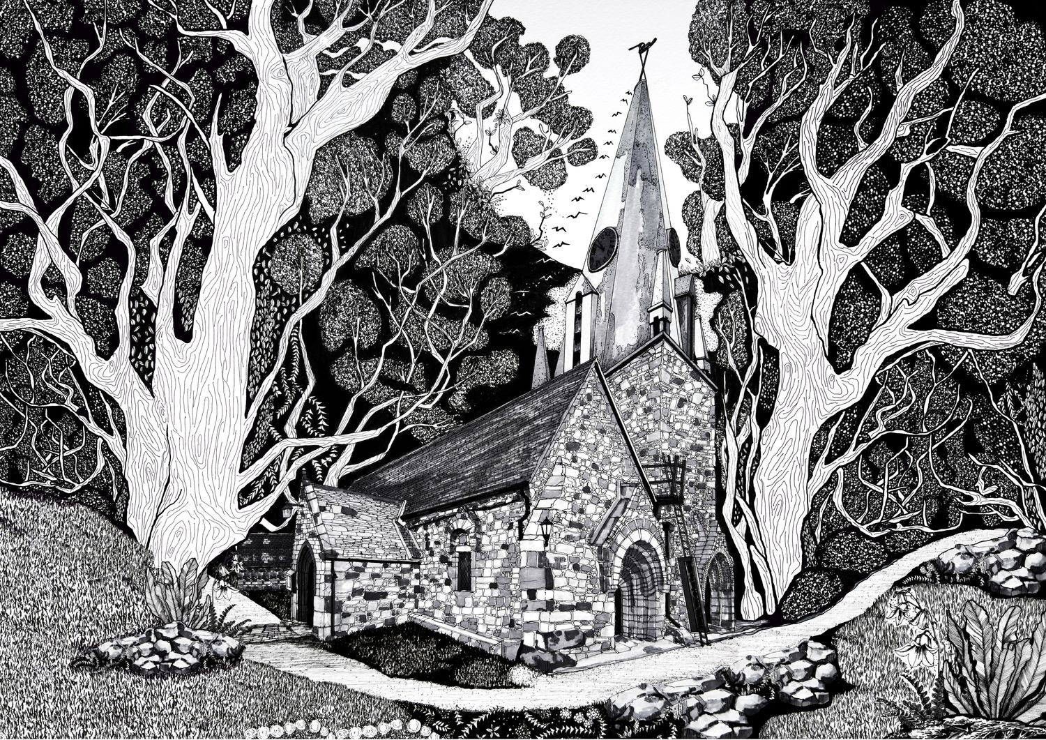 Guernsey | Vale Church + Crown shyness | Limited Edition