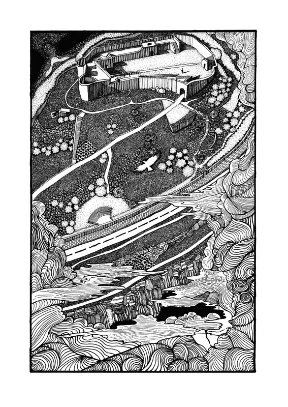 Guernsey | Vale Castle Veiled in Sea Mist | Limited Edition