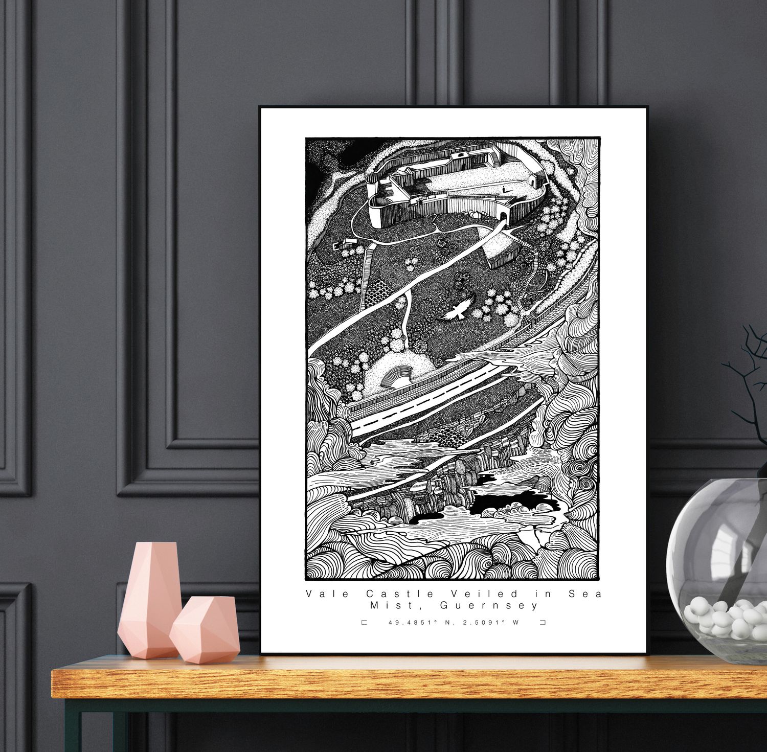 Guernsey | Vale Castle Veiled in Sea Mist | Open Edition