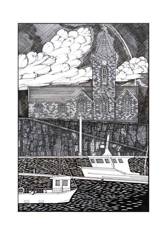 Guernsey | Town Church by the Sea | Limited Edition
