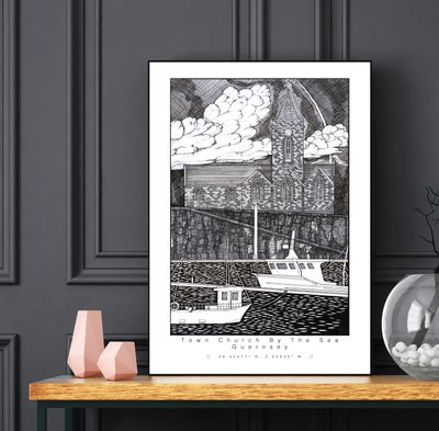 Guernsey | Town Church by the Sea | Open Edition