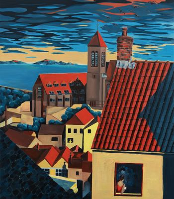 Guernsey | Island Archives at Sunrise | Framed Original