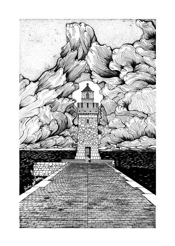 Guernsey | Castle Breakwater Lighthouse | Limited Edition