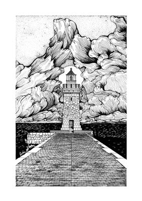 Guernsey | Castle Breakwater Lighthouse | Limited Edition Guernsey | Castle Breakwater Lighthouse | Limited Edition