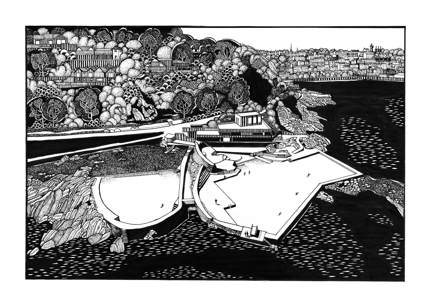 Guernsey | La Vallette Bathing Pools | Limited Edition