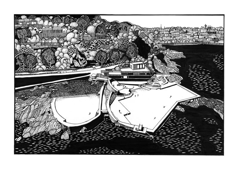 Guernsey | La Vallette Bathing Pools | Limited Edition