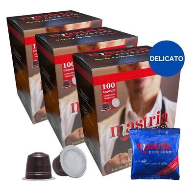 300 Capsule Compatibili NESPRESSO: gusto DELICATO