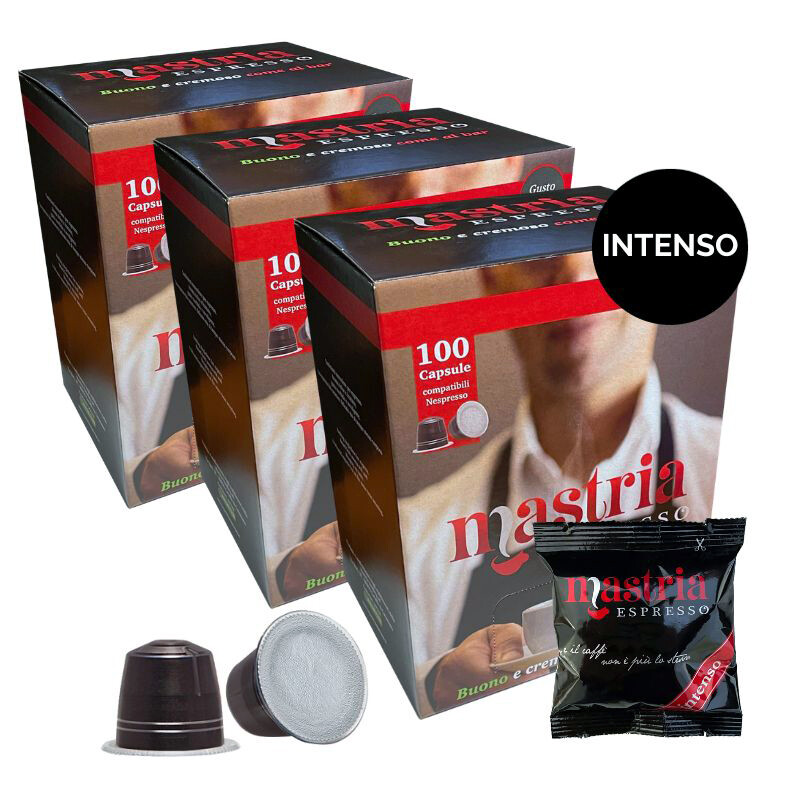 300 Capsule compatibili NESPRESSO - Gusto INTENSO