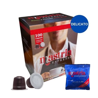 100 Capsule Compatibili NESPRESSO - Gusto DELICATO