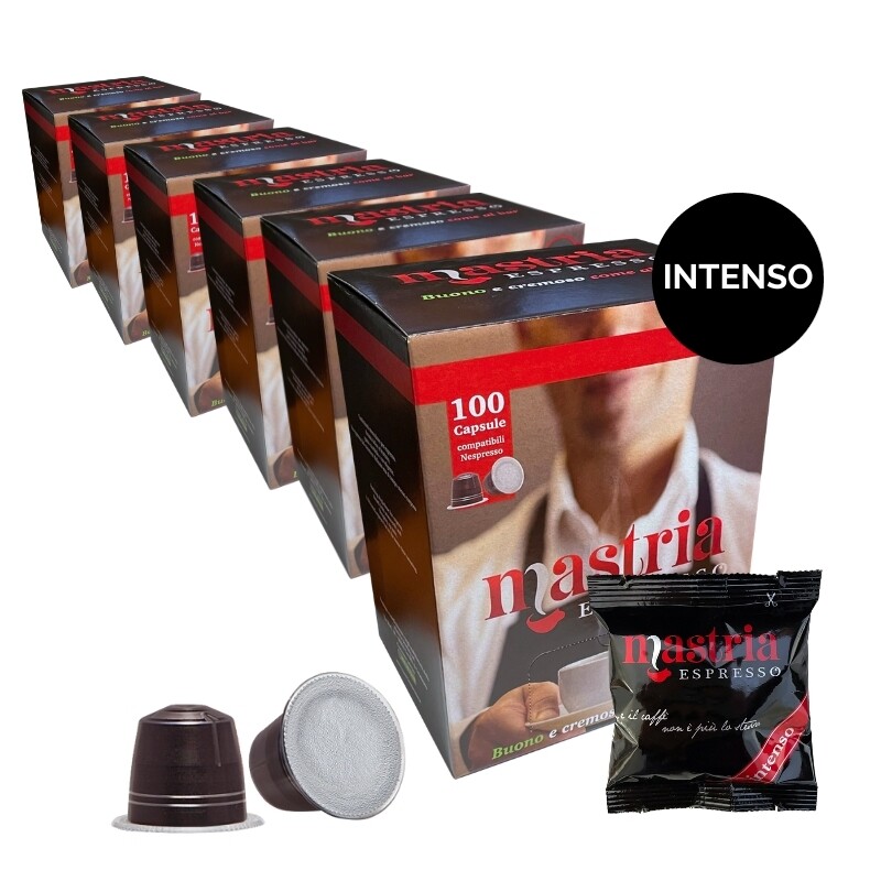 600 Capsule compatibili NESPRESSO: gusto INTENSO