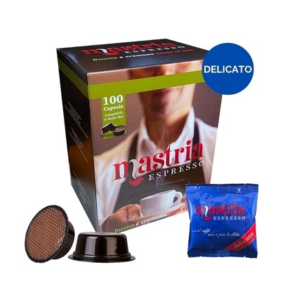 100 Capsule compatibili - A MODO MIO - Gusto DELICATO