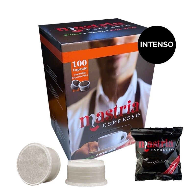 100 Capsule Compatibili ESPRESSO POINT - Gusto INTENSO