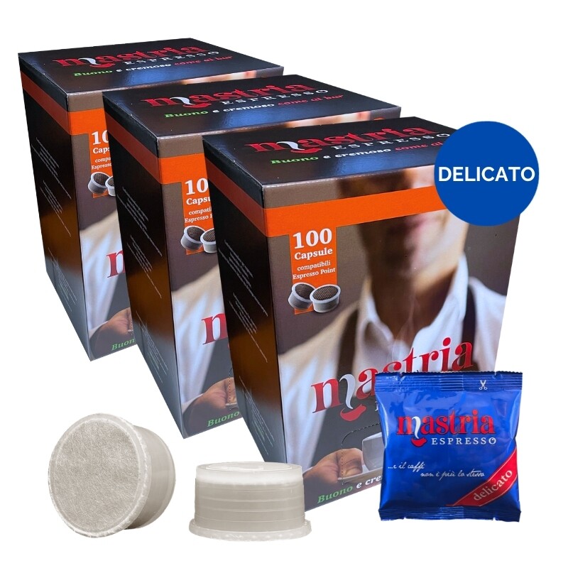 300 Capsule Compatibili ESPRESSO POINT - gusto DELICATO