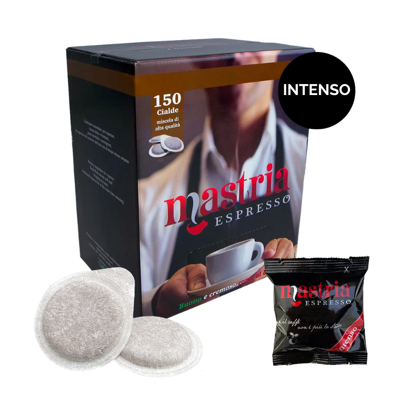 150 Cialde Compostabili - Gusto INTENSO. BOX DA 150