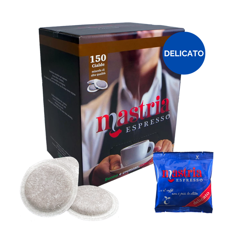 150 Cialde Compostabili - Gusto DELICATO. BOX DA 150