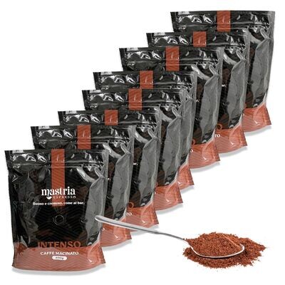 Caffè MACINATO - Gusto INTENSO - 8 Confezioni da 250g