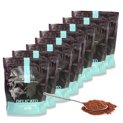 Caffè MACINATO - Gusto DELICATO - 8 Confezioni da 250g