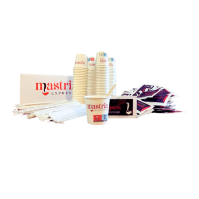 KIT 100 Bicchieri, zucchero e palette