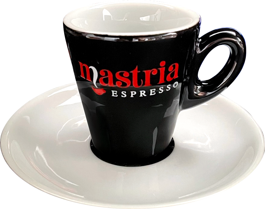 Set completo 6 tazzine con piattino - Linea Bar &quot;Mastria Espresso&quot;