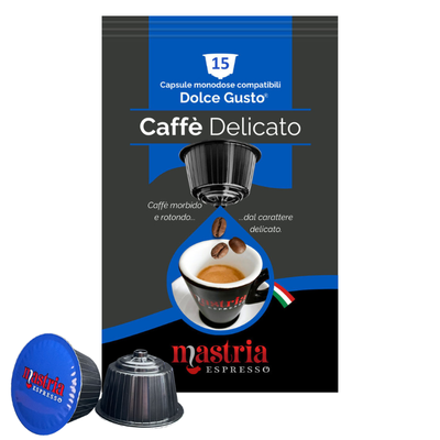 CAFFÈ &quot;Gusto delicato&quot; - 15 Capsule Compatibili DOLCE GUSTO