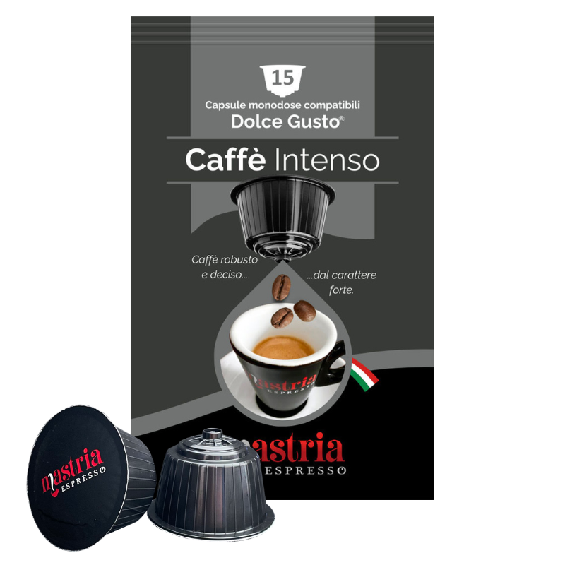 CAFFÈ &quot;Gusto Intenso&quot; - 15 Capsule Compatibili DOLCE GUSTO