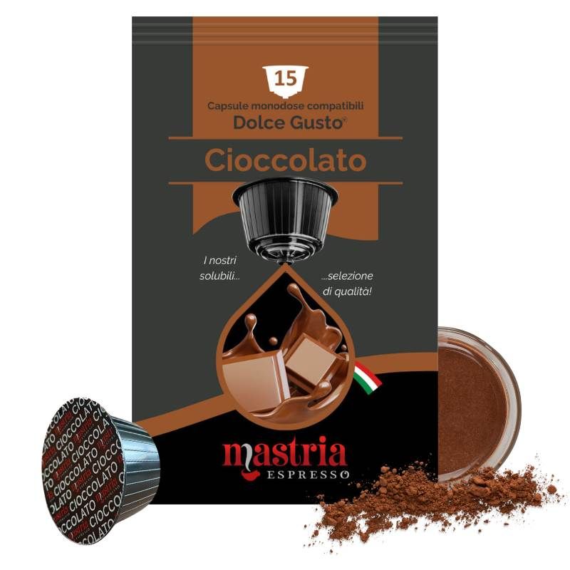 CIOCCOLATO - 15 Capsule Compatibili DOLCE GUSTO
